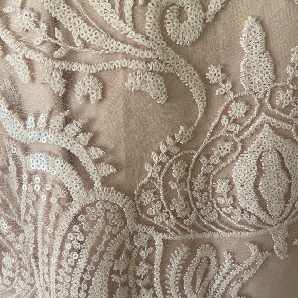 Jenny Yoo blush beaded bridesmaid dress - Picture 4 of 5